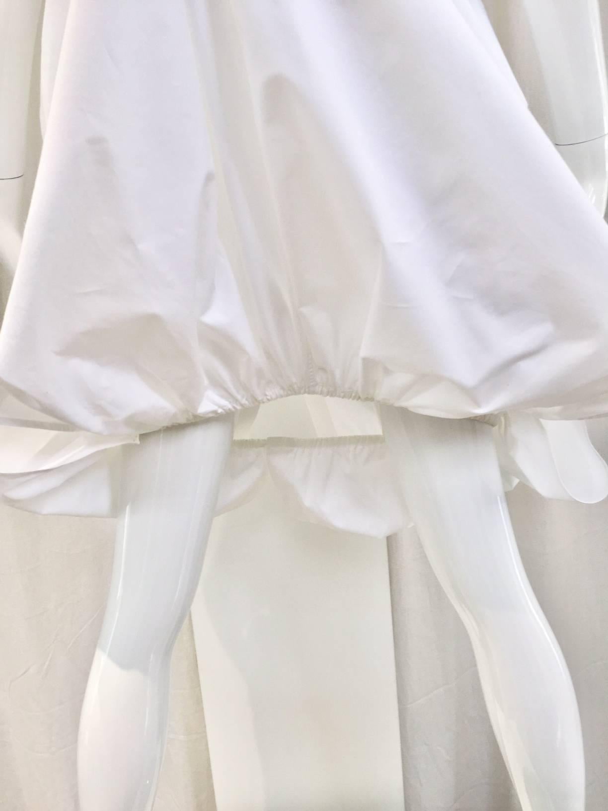 cotton white dress