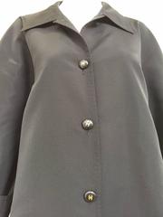 80s CHANEL black trench coat