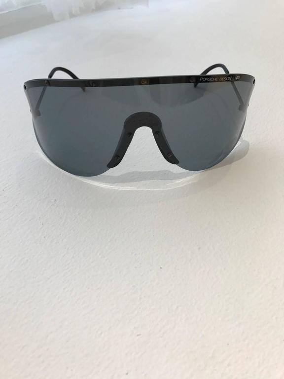 Vintage 1970s Porsche oversize sunglasses For Sale at 1stdibs