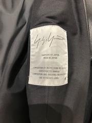 Vintage Yohji Yamamoto black wool coat dress with cape
