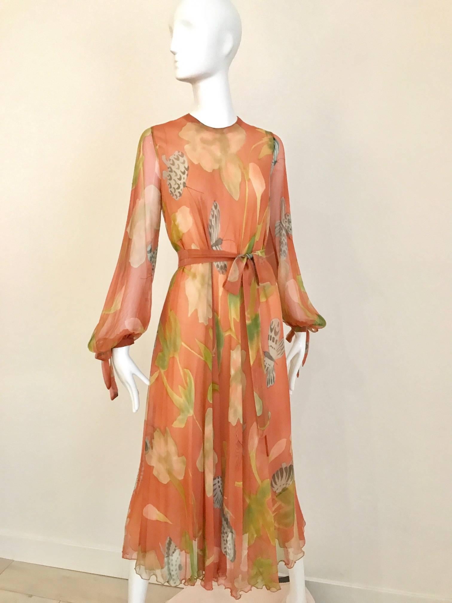 bohemian silk dress