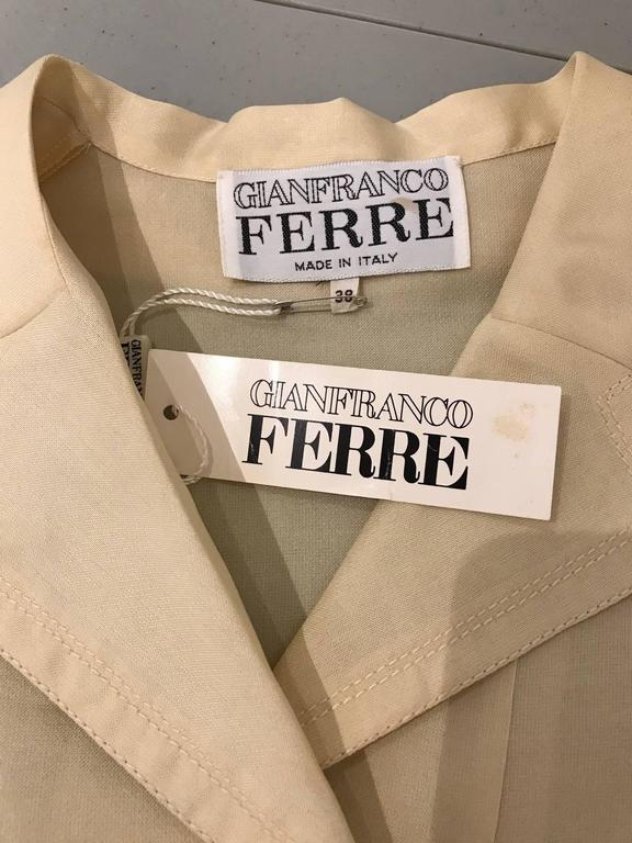Vintage Gianfranco Ferre ivory silk blouse at 1stDibs | gianfranco ...