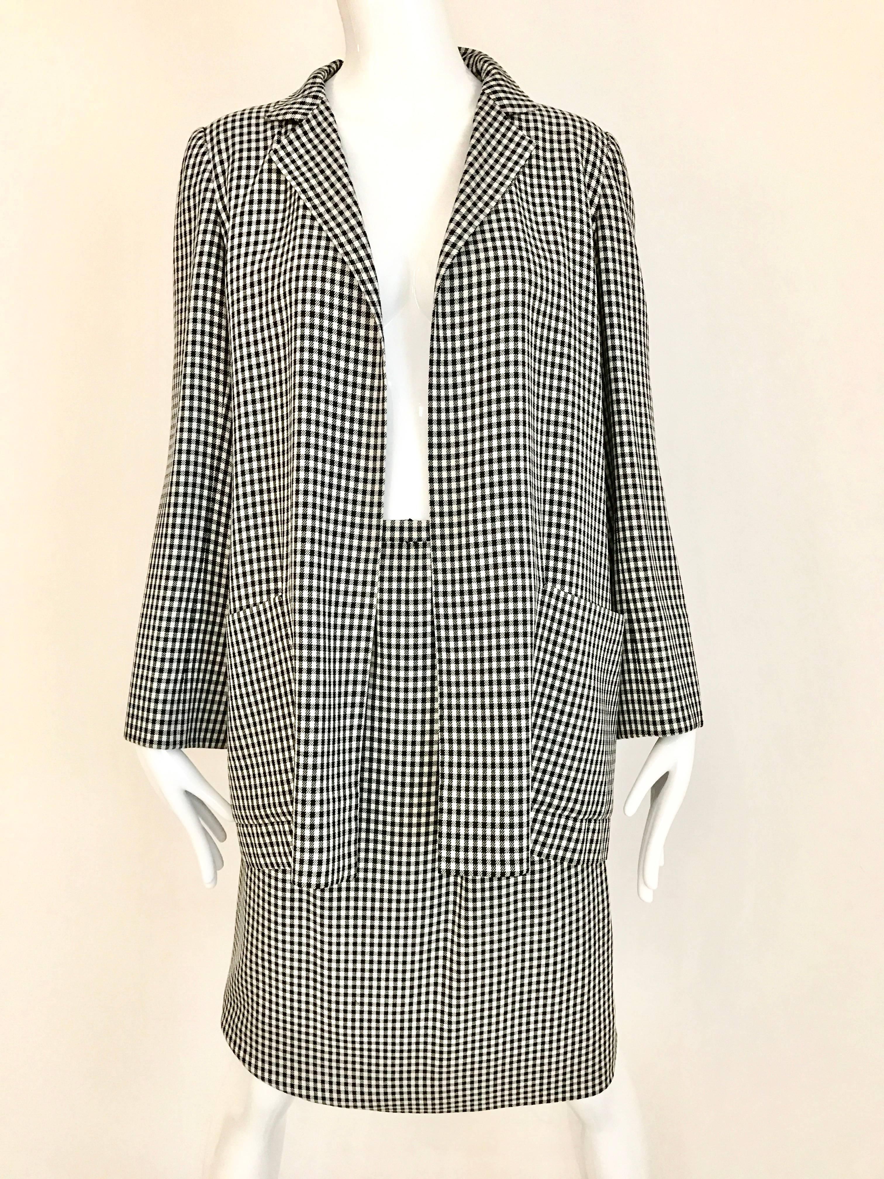 dior checkered jacket