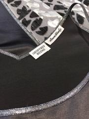 1990s Geoffrey Beene Grey Silk Gown