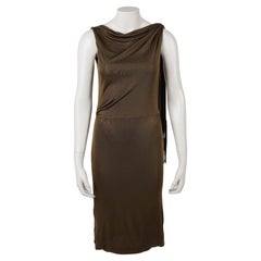 Robe drapée asymétrique Gucci by Tom Ford, P/E 2002