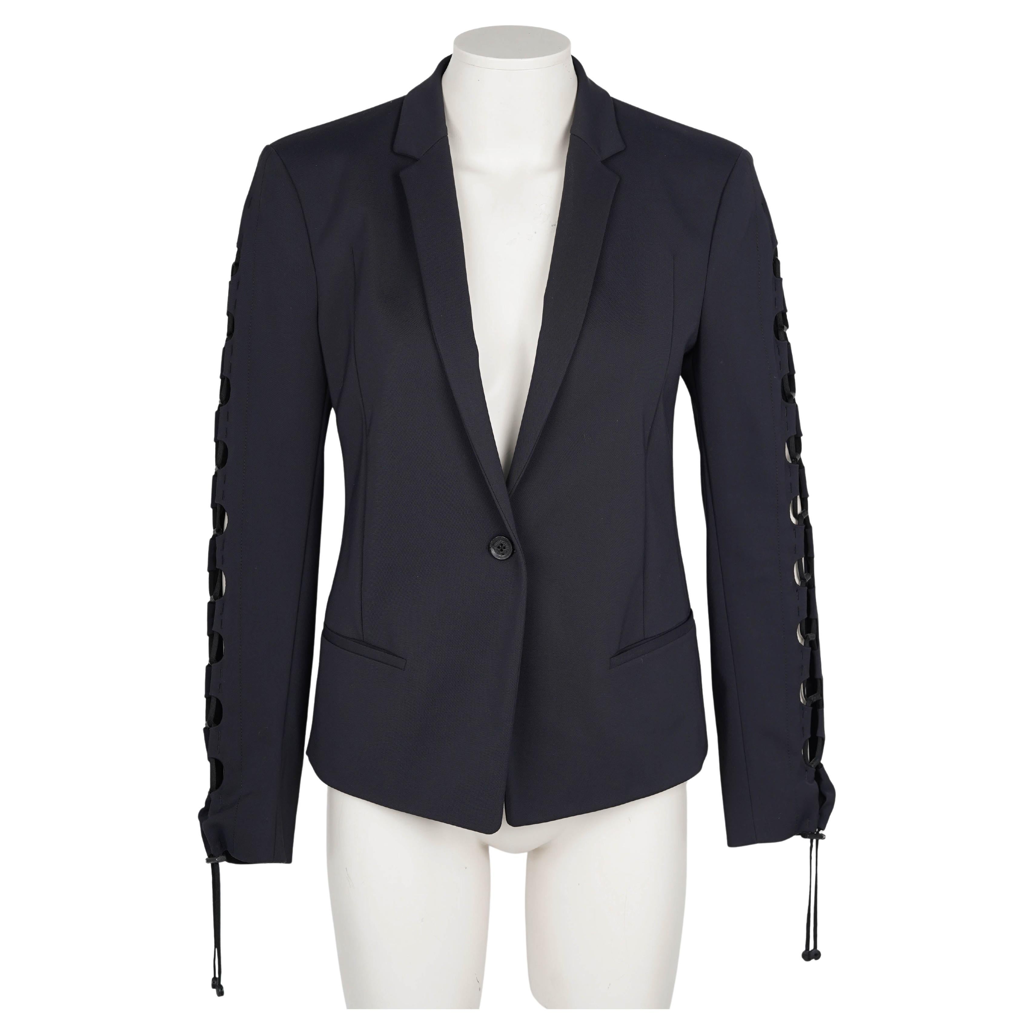 Blazer de défilé S/S 2010 de Gucci avec manches ouvertes Up&Up par Frida Giannini en vente 1