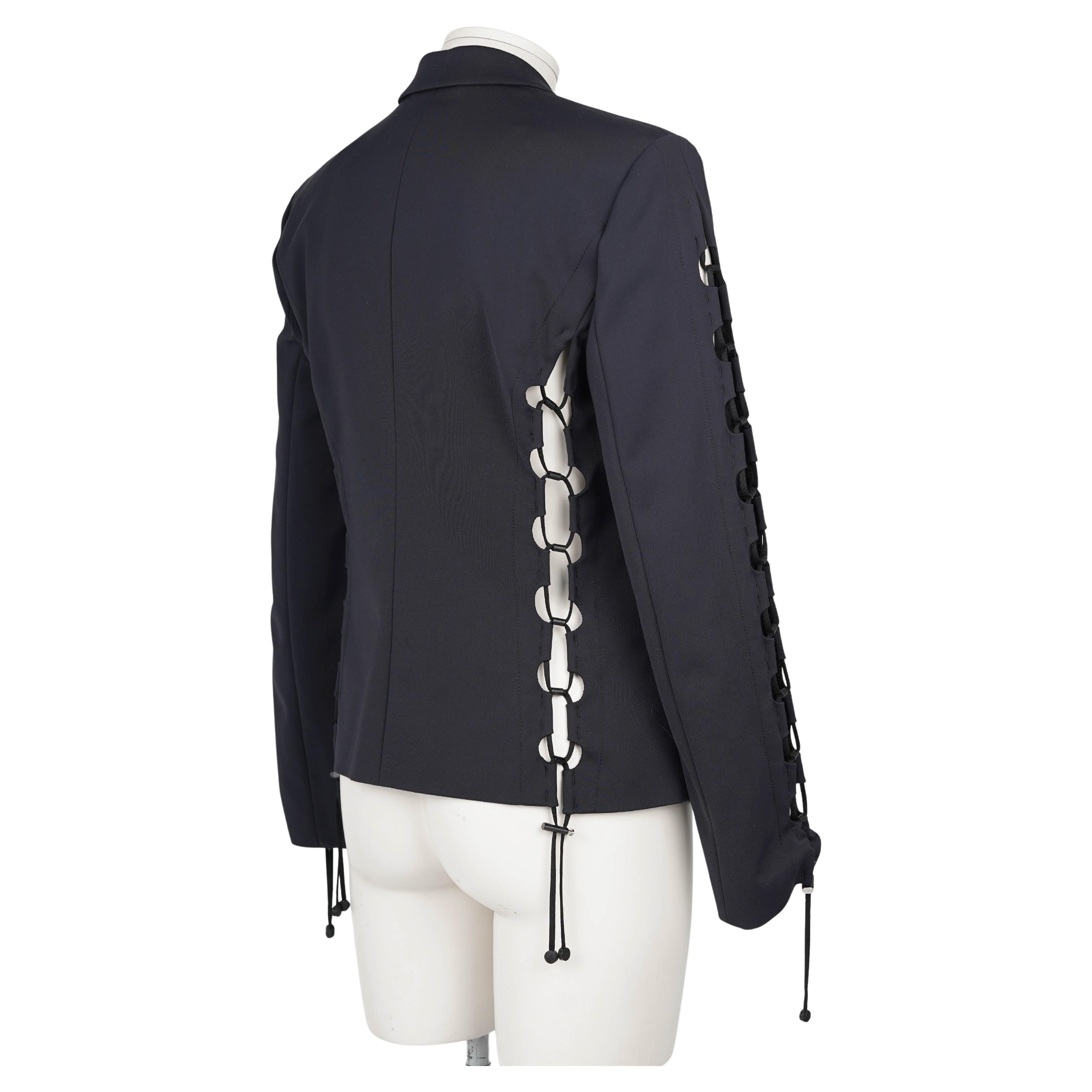 Blazer de défilé S/S 2010 de Gucci avec manches ouvertes Up&Up par Frida Giannini en vente 3