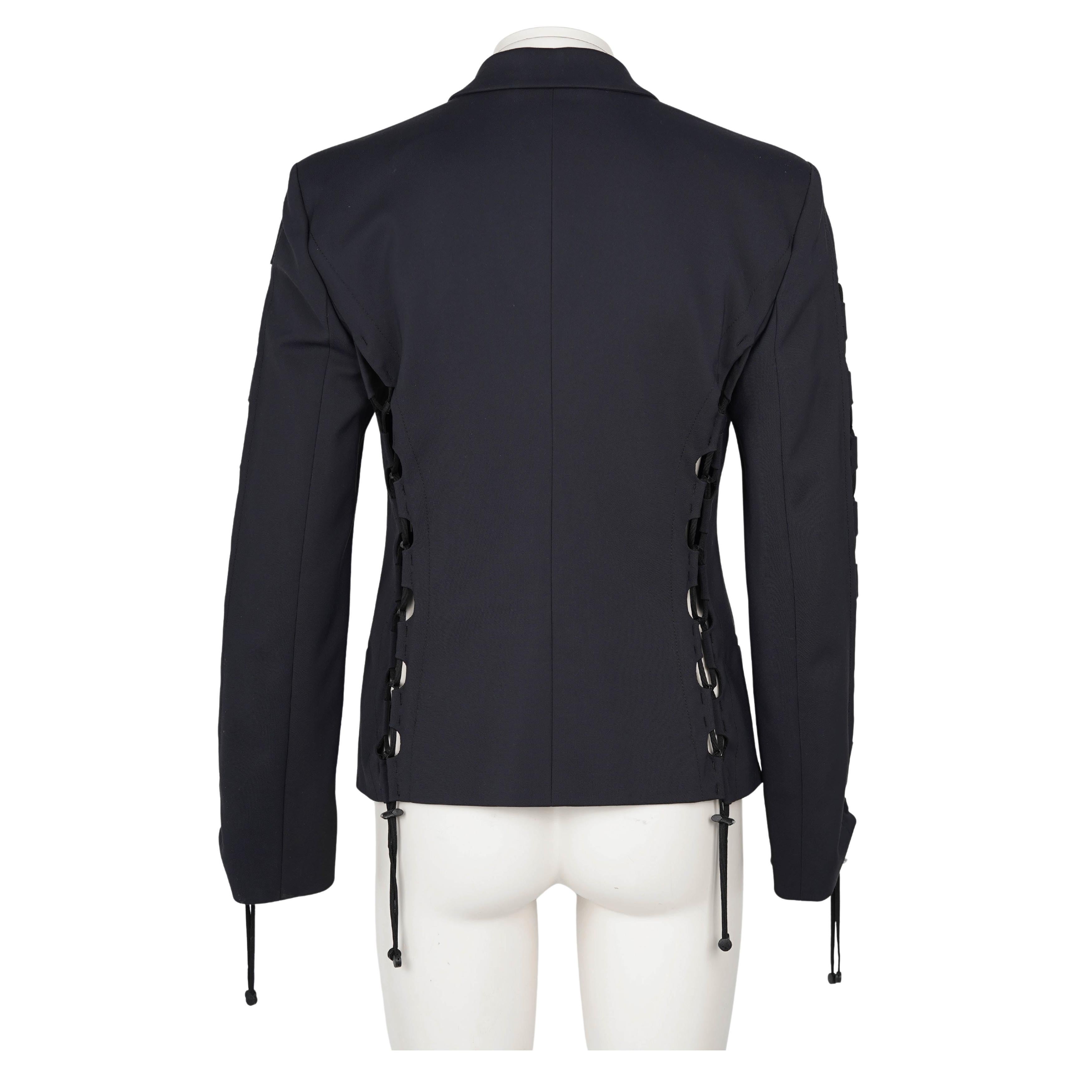 Blazer de défilé S/S 2010 de Gucci avec manches ouvertes Up&Up par Frida Giannini en vente 4
