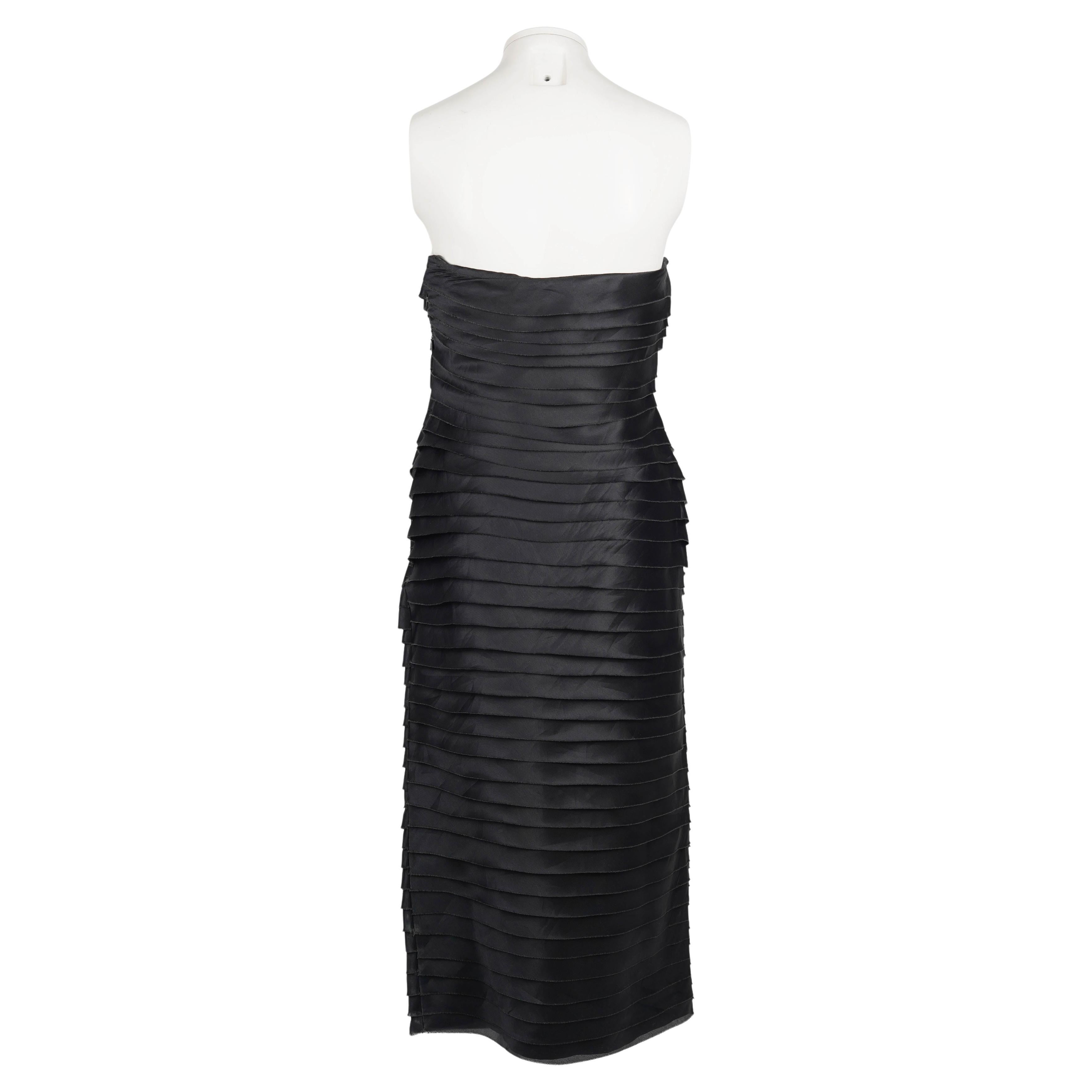 Gucci by Tom Ford S/S 2001 Trägerloses Bandagekleid aus Seide - IT 40 (Passt XS/XXS) Damen im Angebot