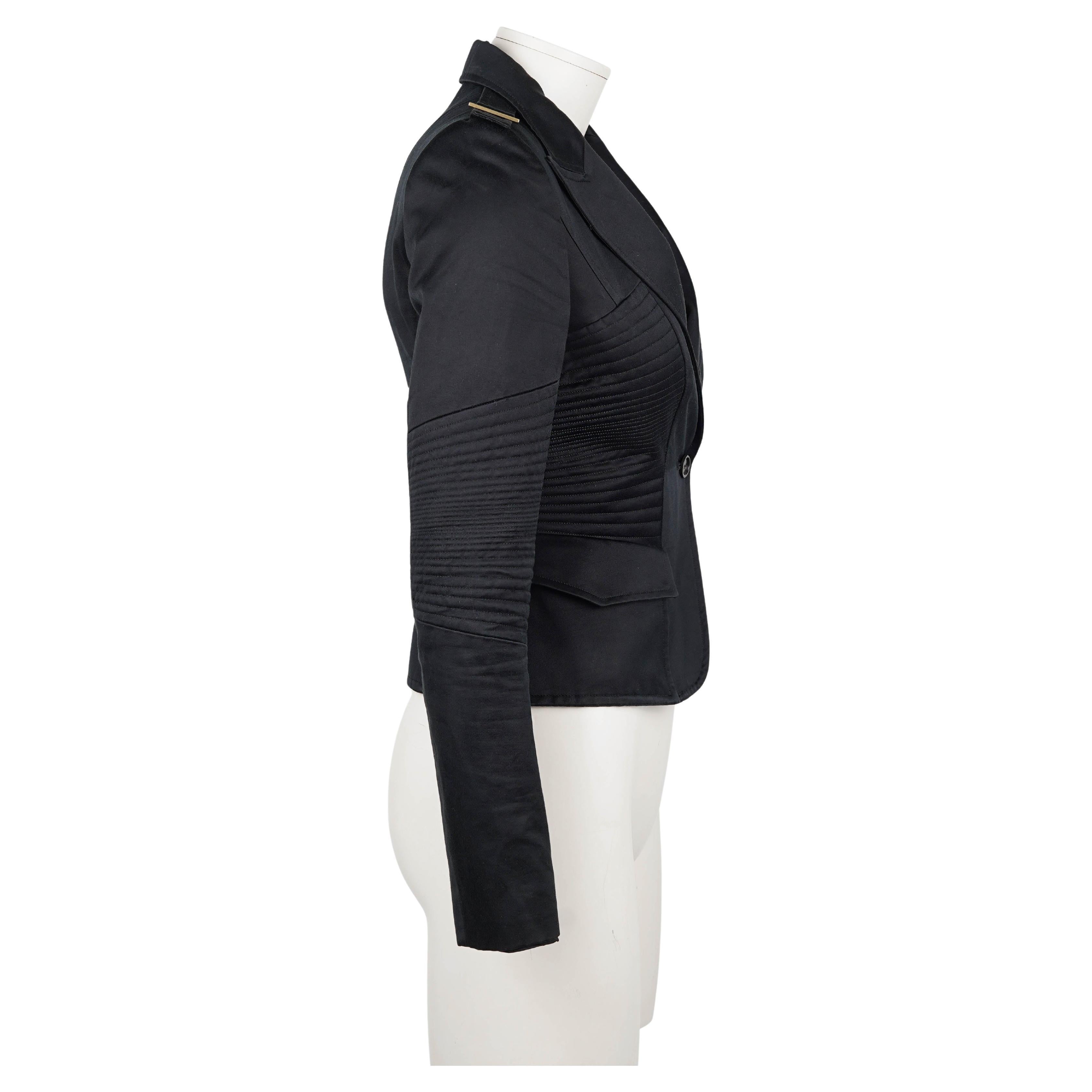 Tom Ford for Gucci Strukturierte, vom Militär inspirierte Jacke - FW 2003 im Zustand „Gut“ im Angebot in Berlin, DE