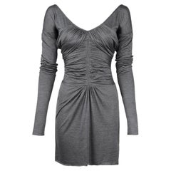 Gucci by Tom Ford Spring/Summer 2003 Grey Silk Dress IT40
