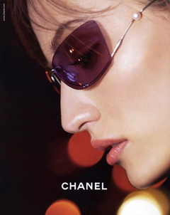 Chanel by Karl Lagerfeld Spring/Summer 2002 Campaign Pearl Rimless Sunglasses