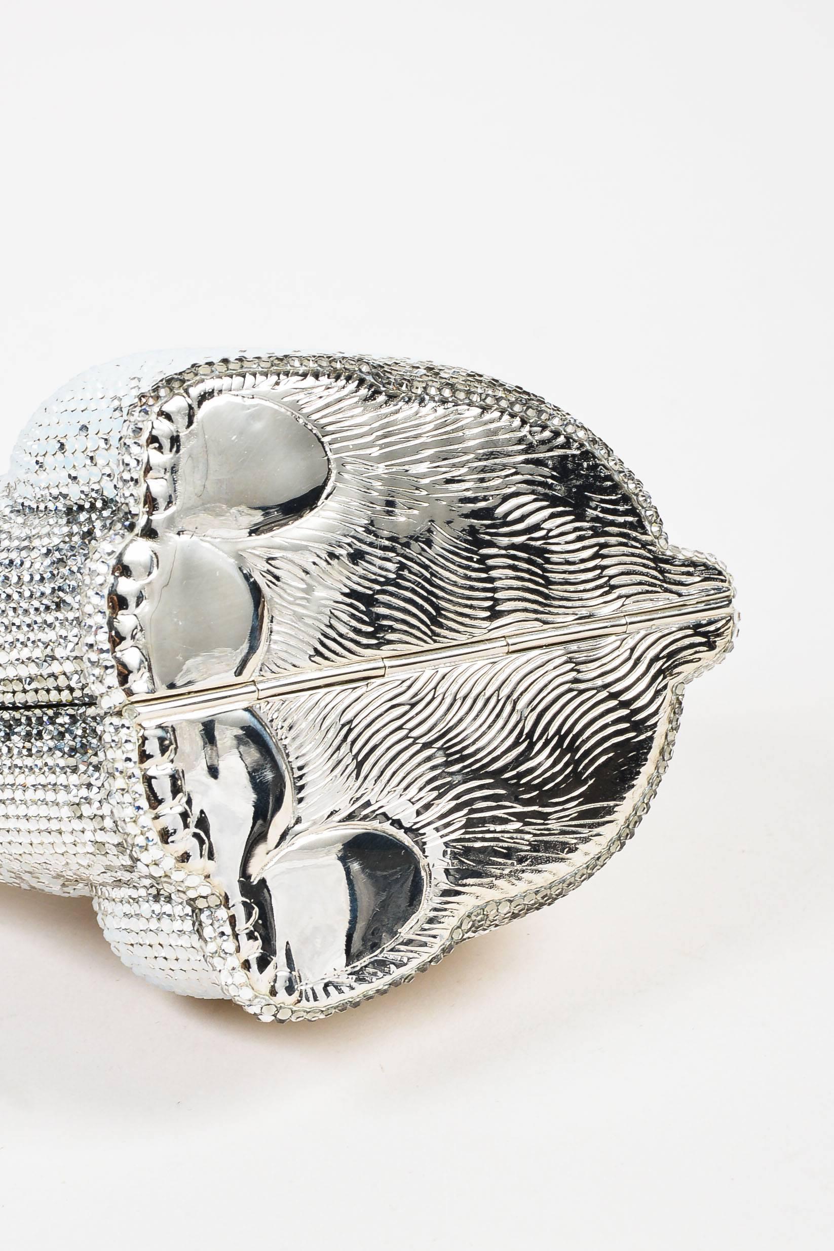 silver rhinestone purse