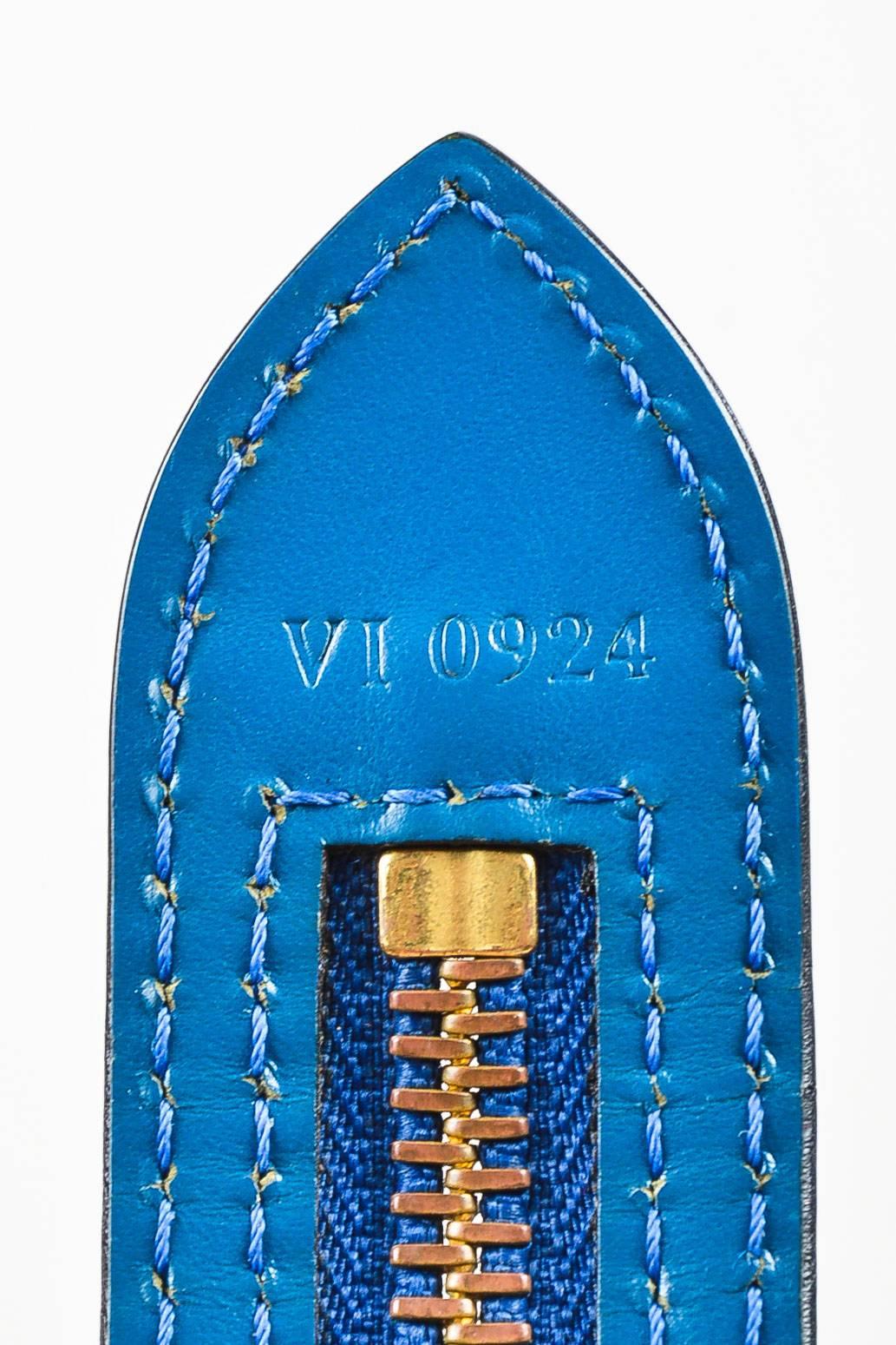 Louis Vuitton Blue Epi Leather 