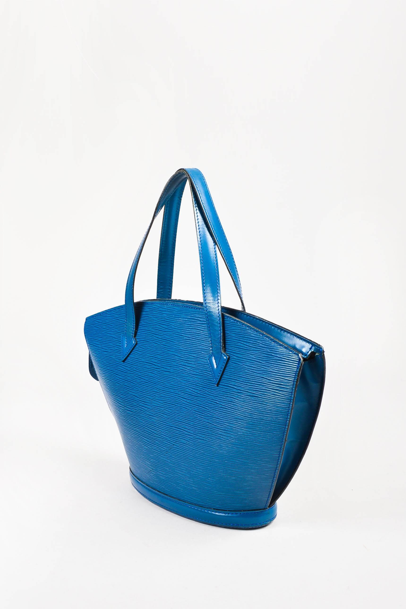 Blue epi leather 