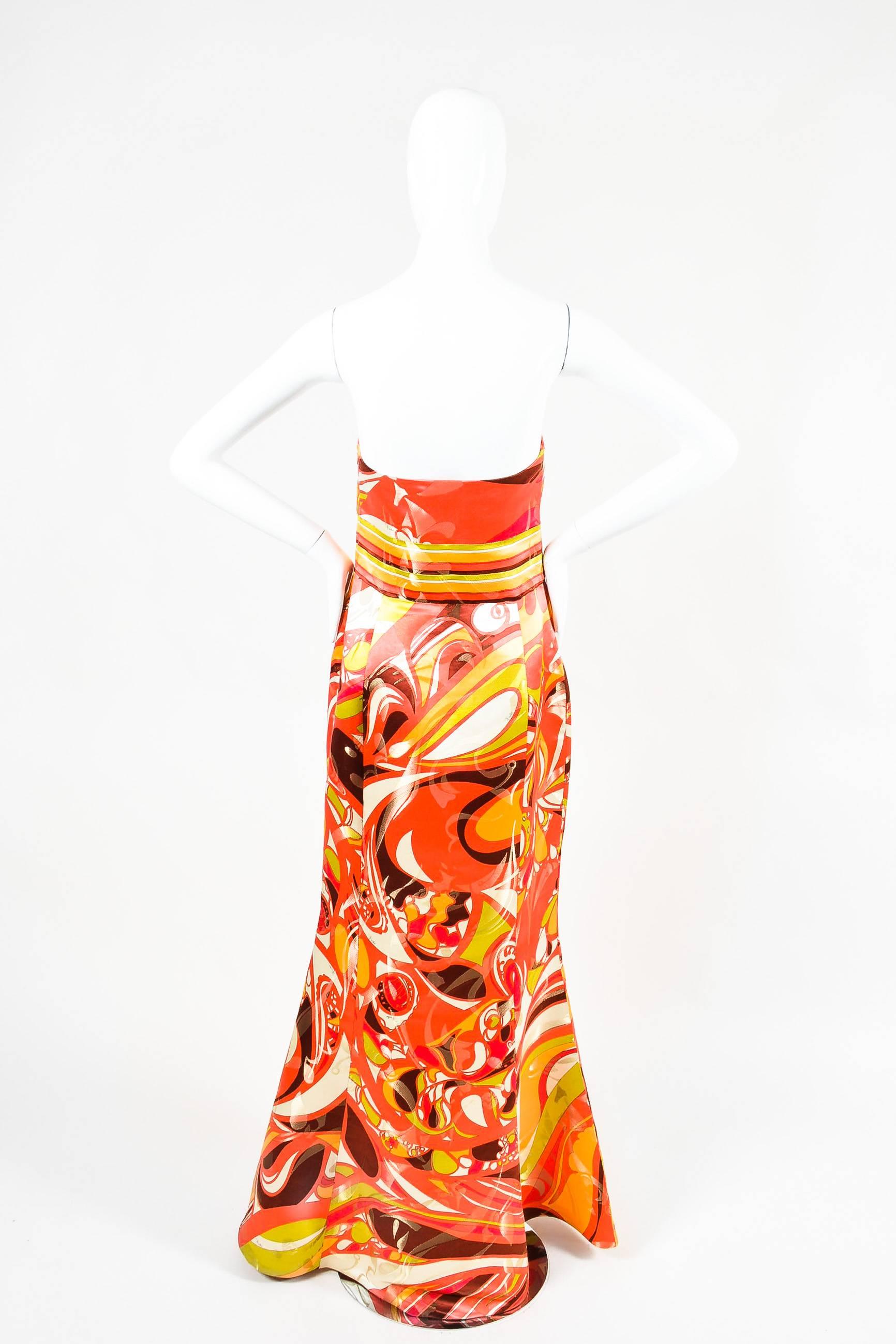 pucci strapless dress