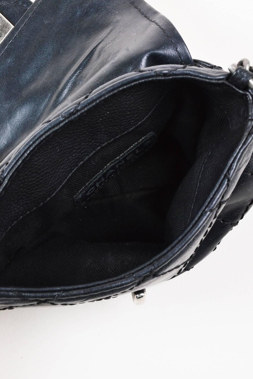 leather purse with chain strap