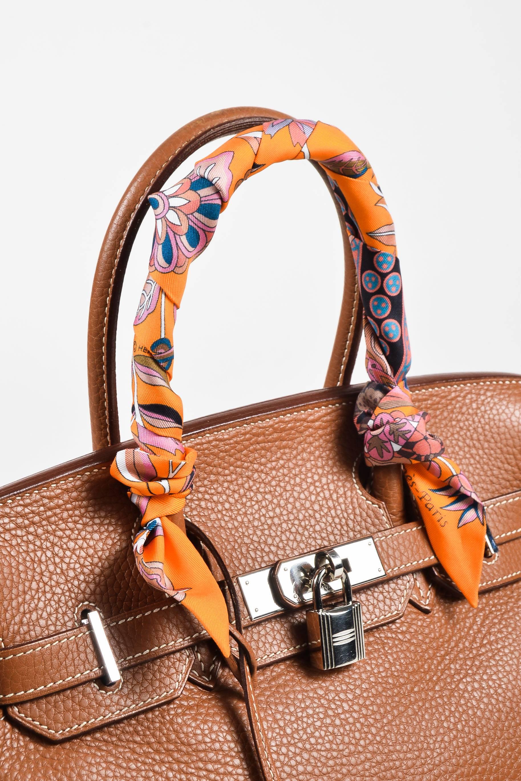 hermes bags with scarf