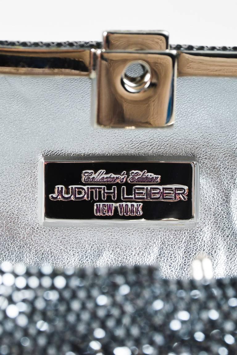 Judith Leiber New in Box Black Crystal Collector's Edition Dachshund Clutch Bag 4