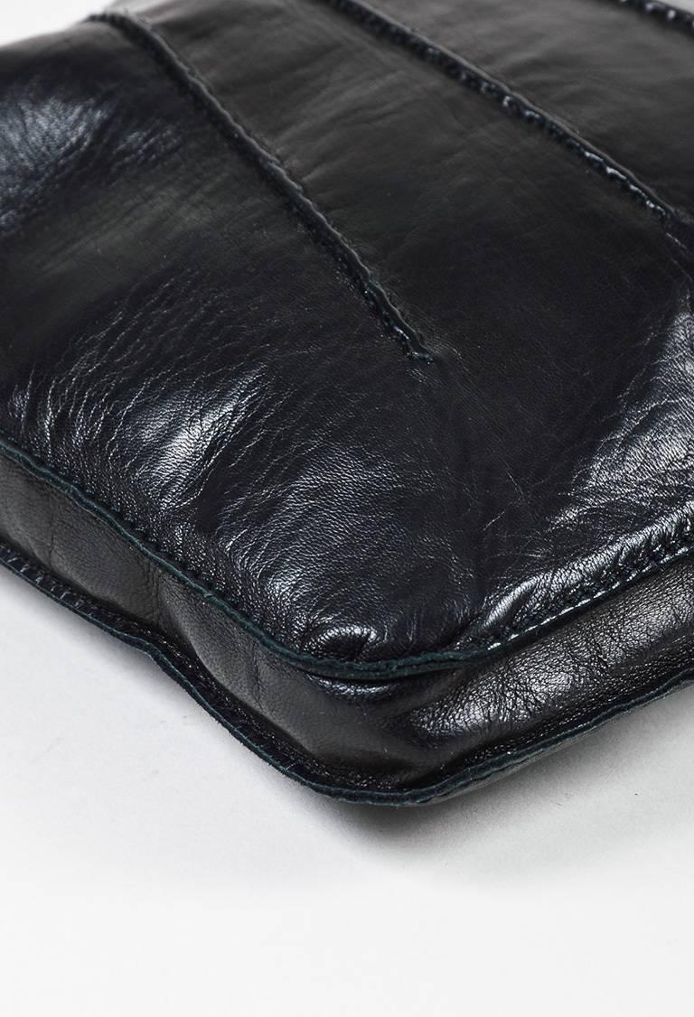 Women's or Men's Hermes Black Leather Reversible 