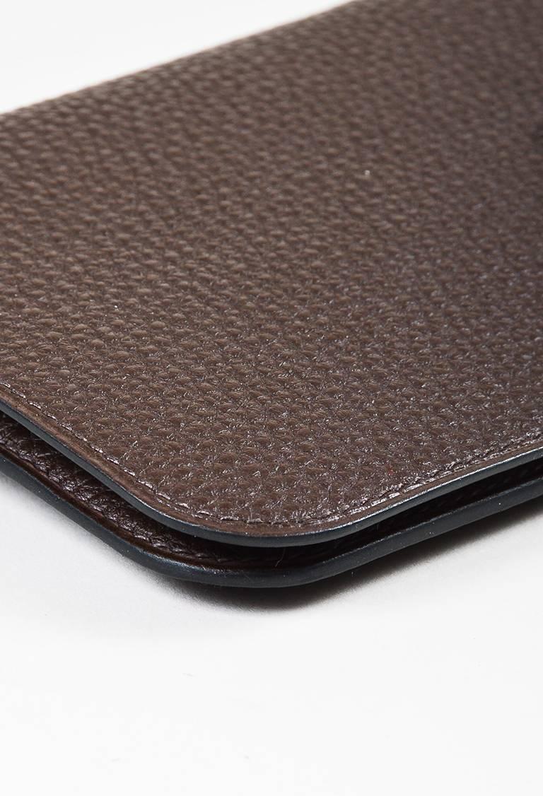 Black Hermes Chocolate Brown Togo Leather 