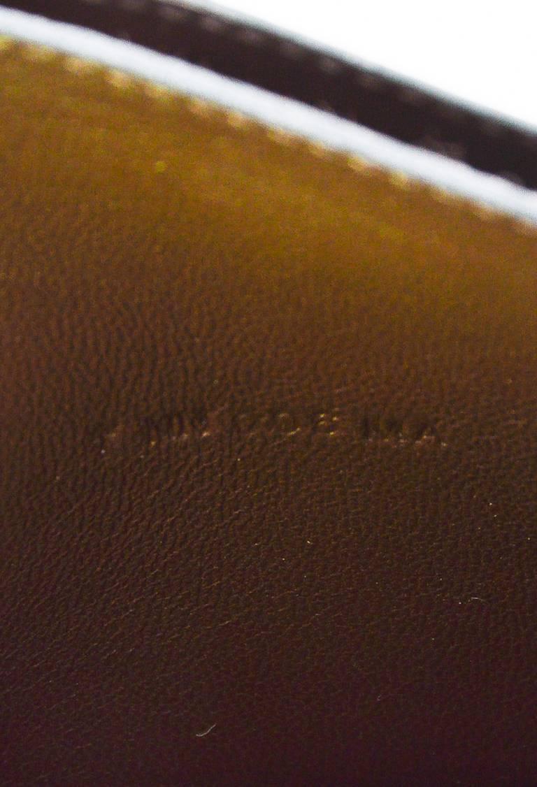 Hermes Chocolate Brown Togo Leather 