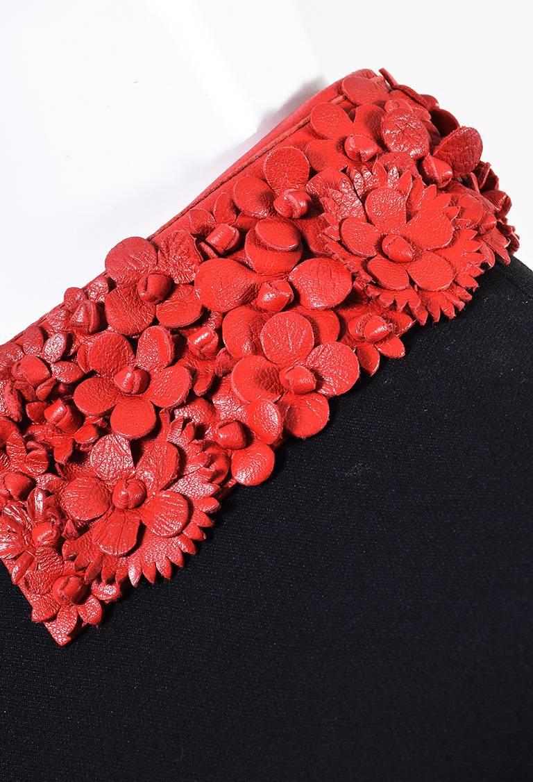 collared red valentino dress