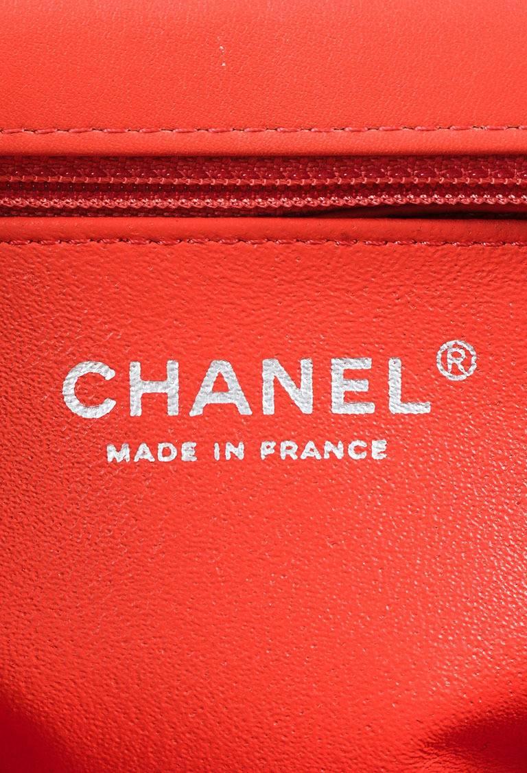 Chanel Coral Pink Velvet & Leather Quilted Crossbody 