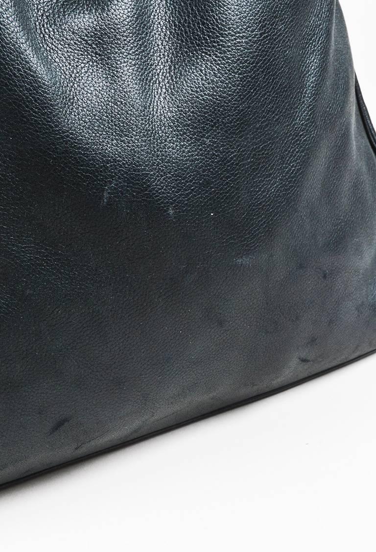 Hermes Black Evergrain Leather 