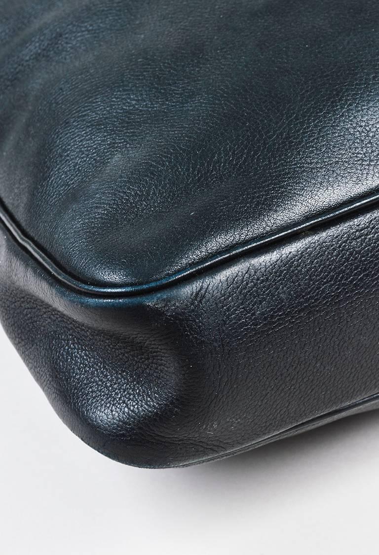 Women's or Men's Hermes Black Evergrain Leather 