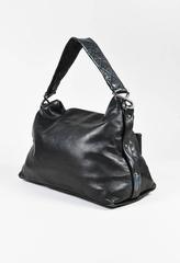Chanel Black & Silver Tone Lambskin Leather Reissue "8 Knots" Hobo Bag
