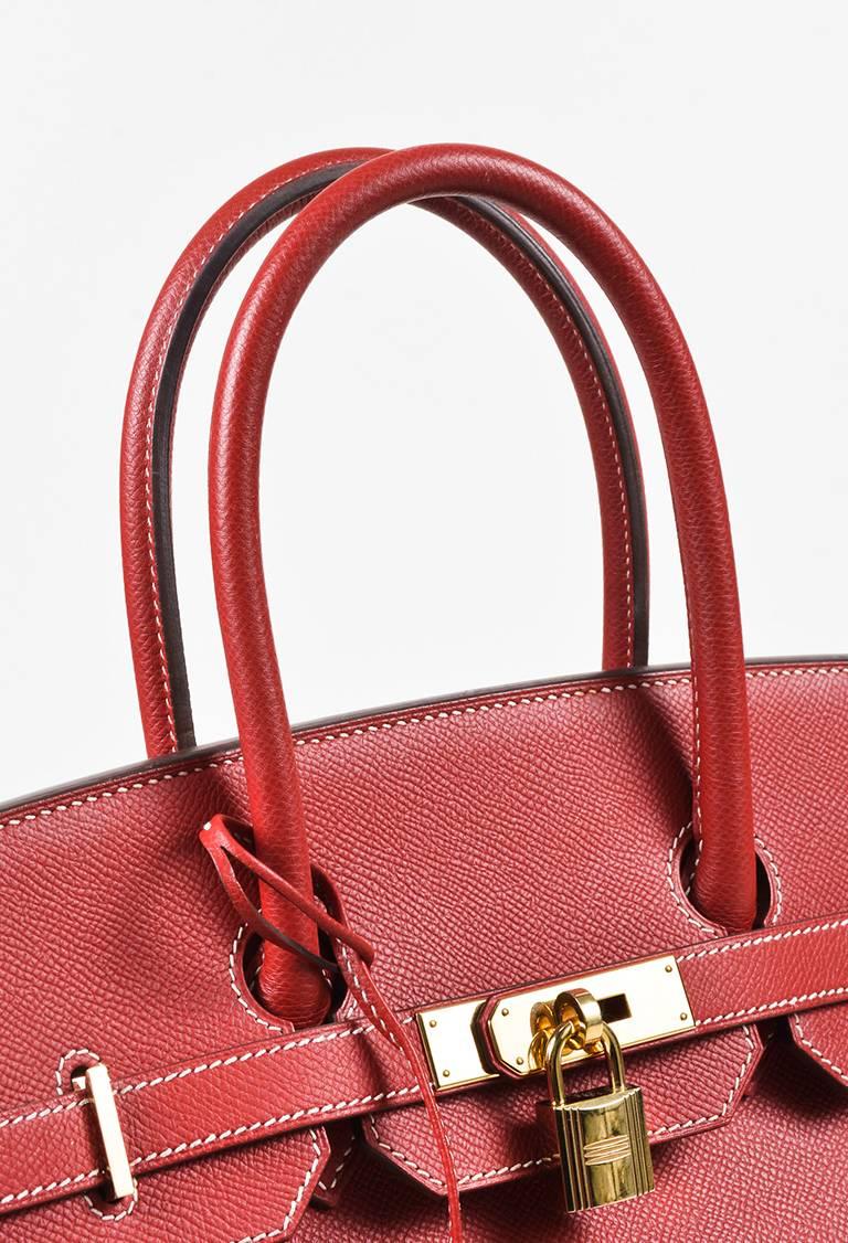 Women's Hermes Rouge Casaque Red Epsom Leather 