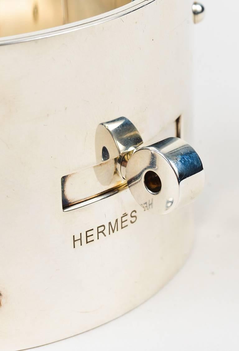 hermes kelly silver bracelet