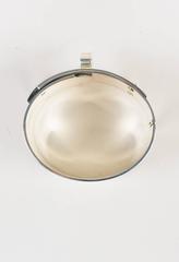 Hermes Sterling Silver ST "Kelly GM" Turnlock Wide Bangle Bracelet