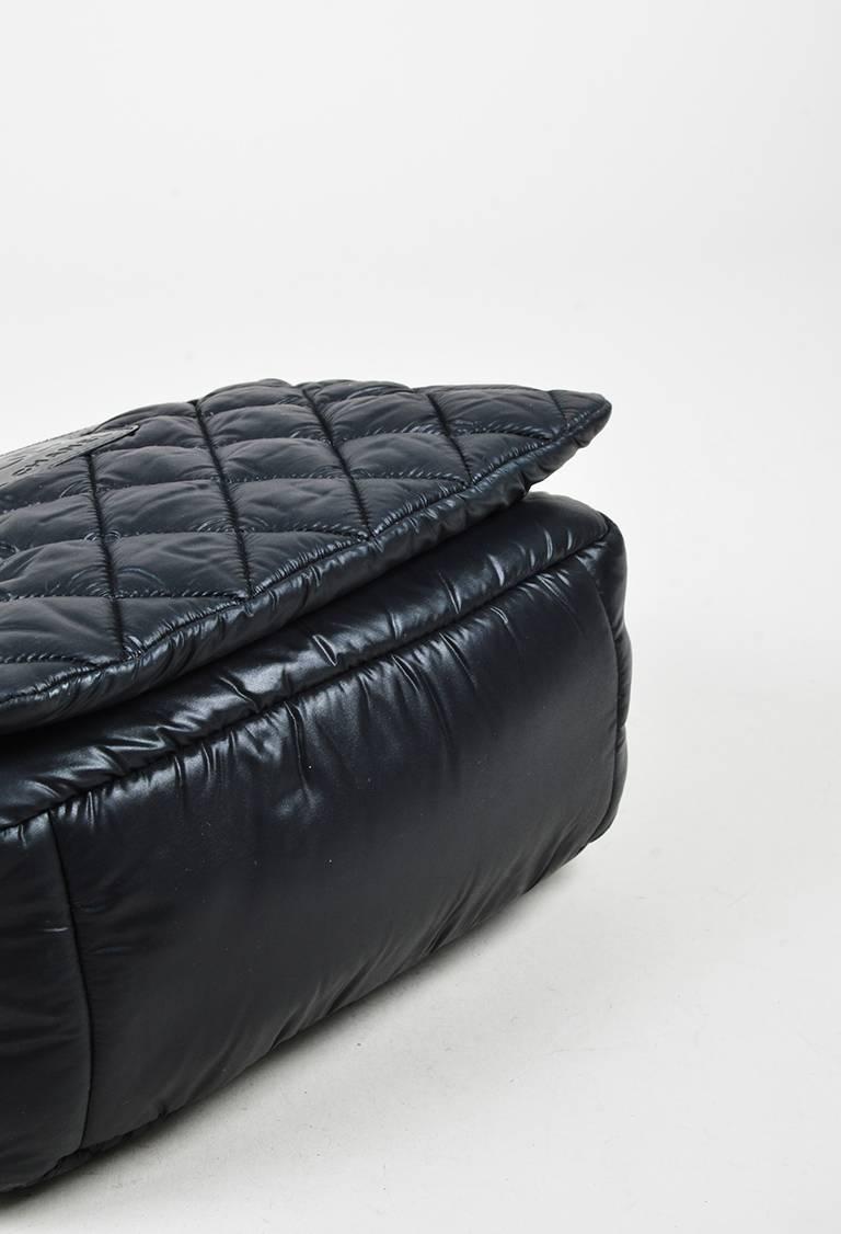 Chanel Black Quilted Nylon Small 