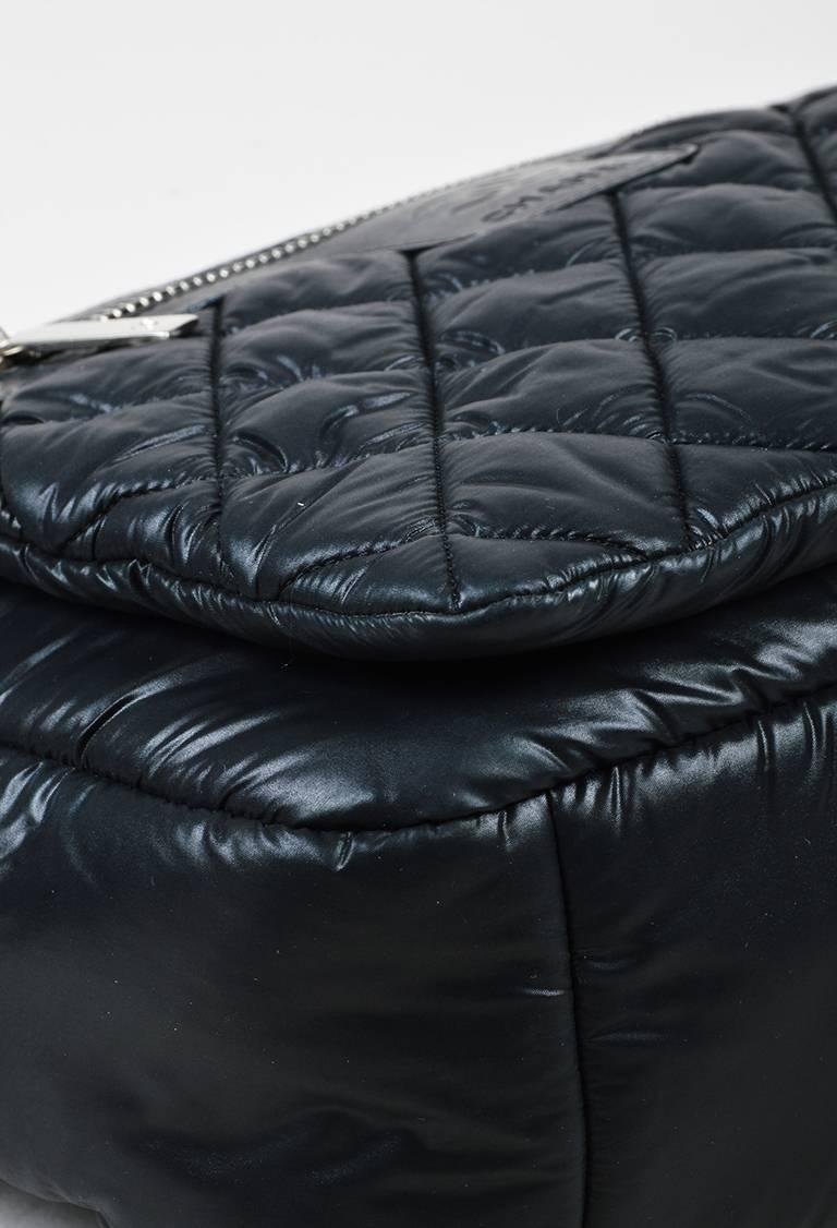 Women's Chanel Black Quilted Nylon Small 