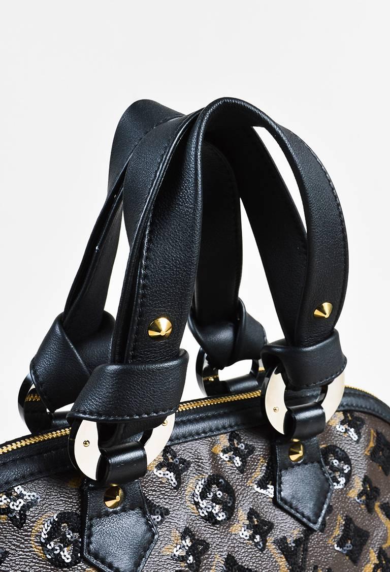 Women's Louis Vuitton Brown & Black Canvas & Leather Monogram Eclipse 