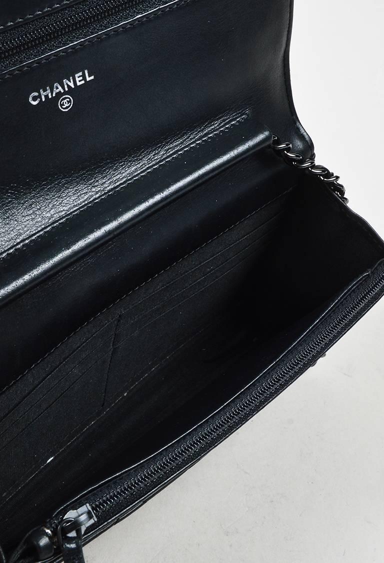 Chanel Black Quilted Leather Chain Strap Mini Boy 