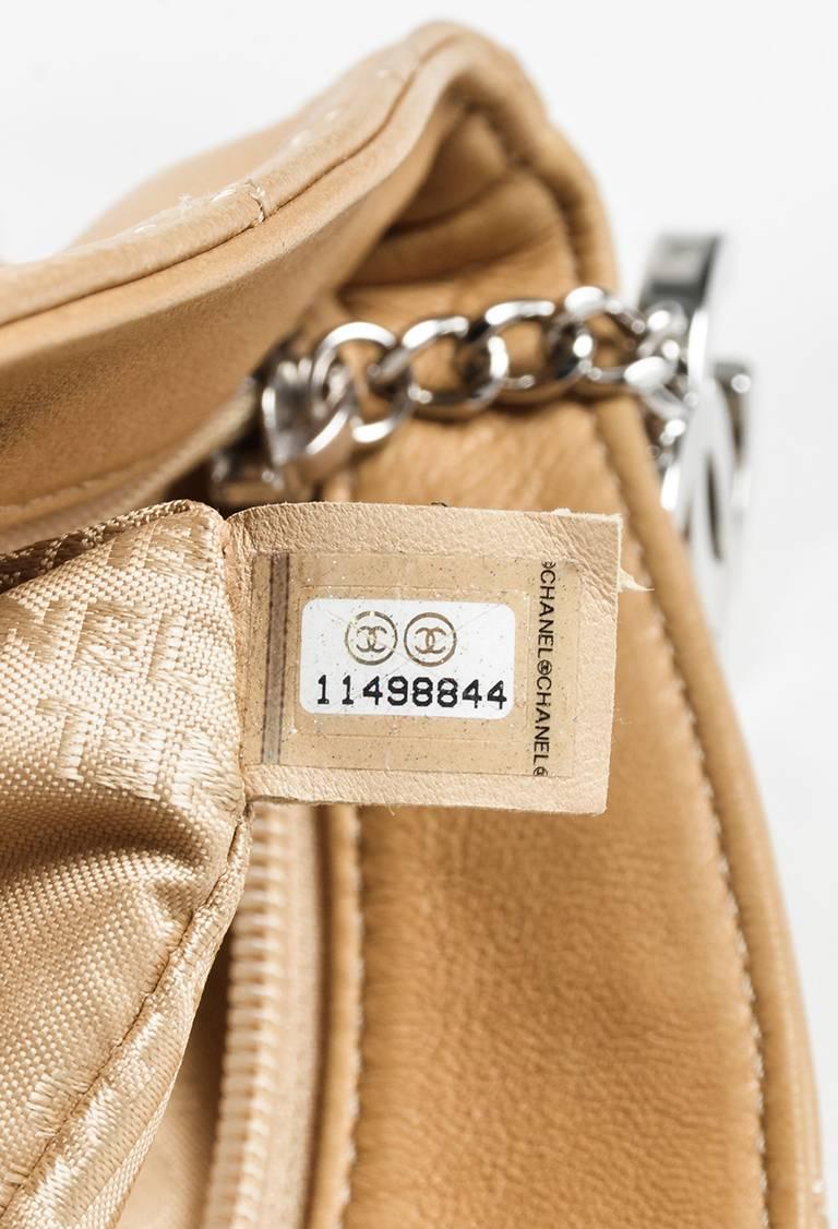 Chanel Tan Quilted Leather Medium 