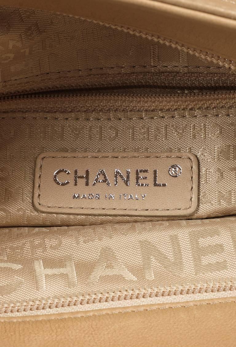Chanel Tan Quilted Leather Medium 