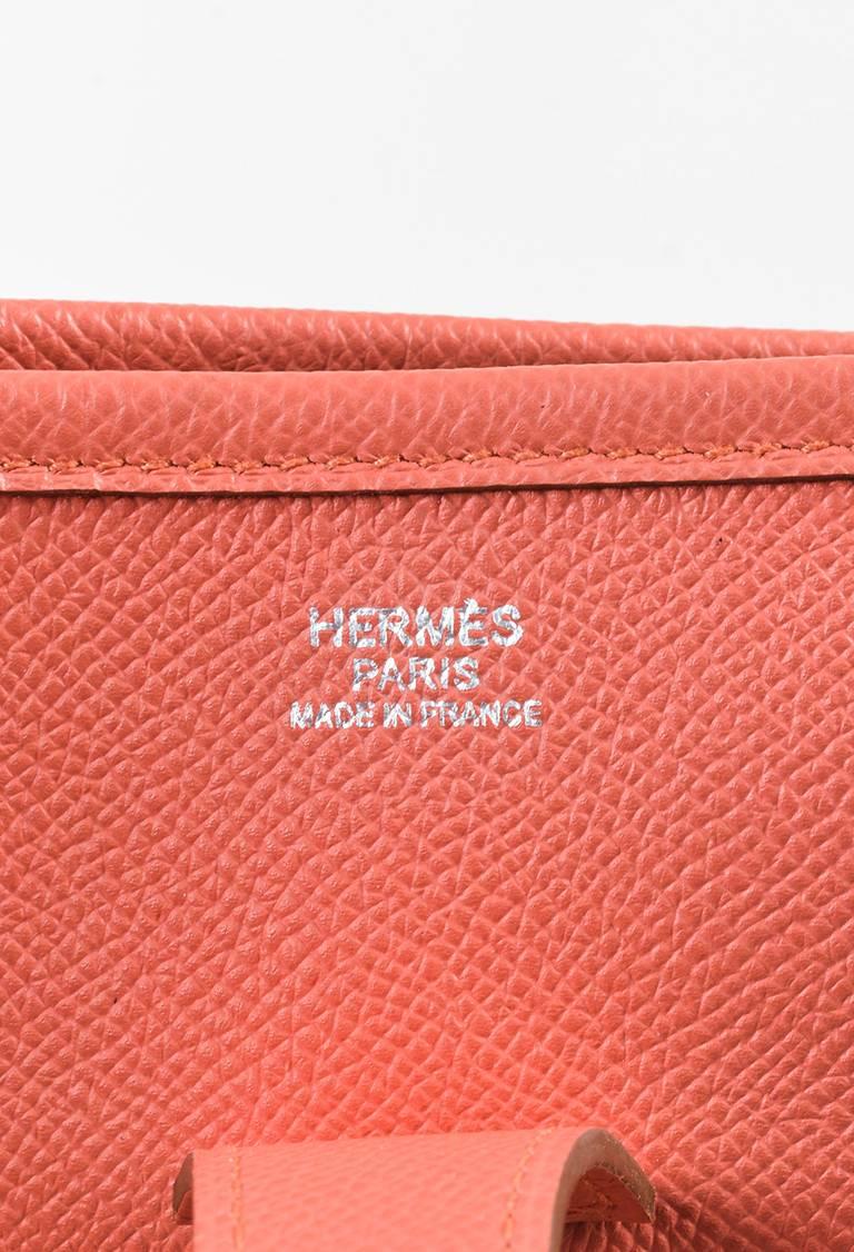 Hermes Flamingo Pink Epsom Leather 