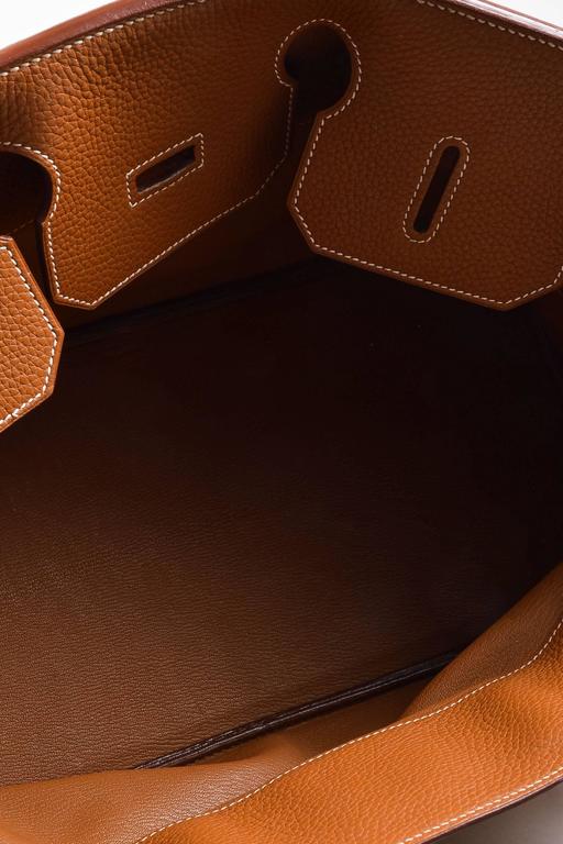 Hermes Caramel Tan Togo Leather 42cm 