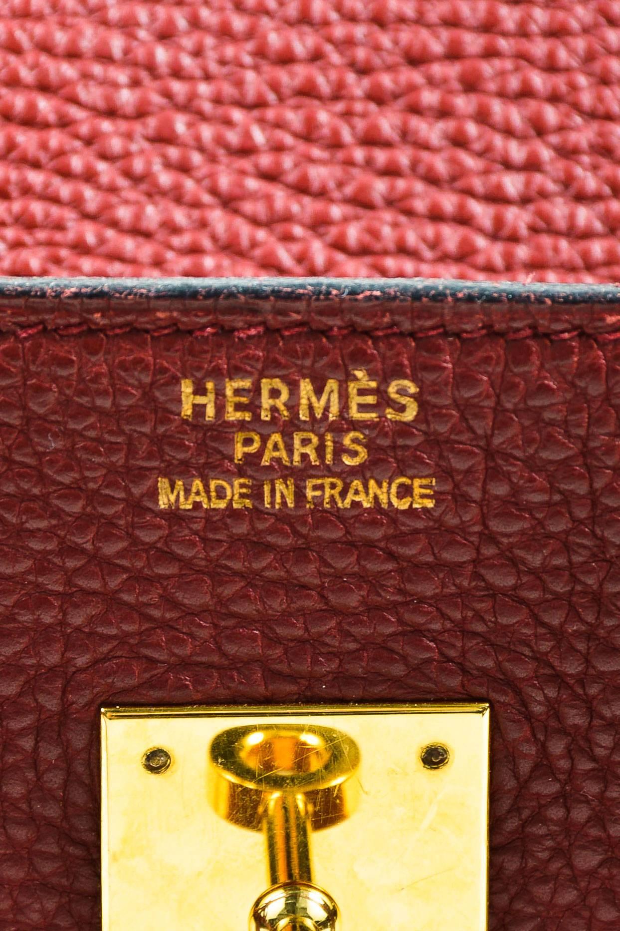 Hermes Dark Red 