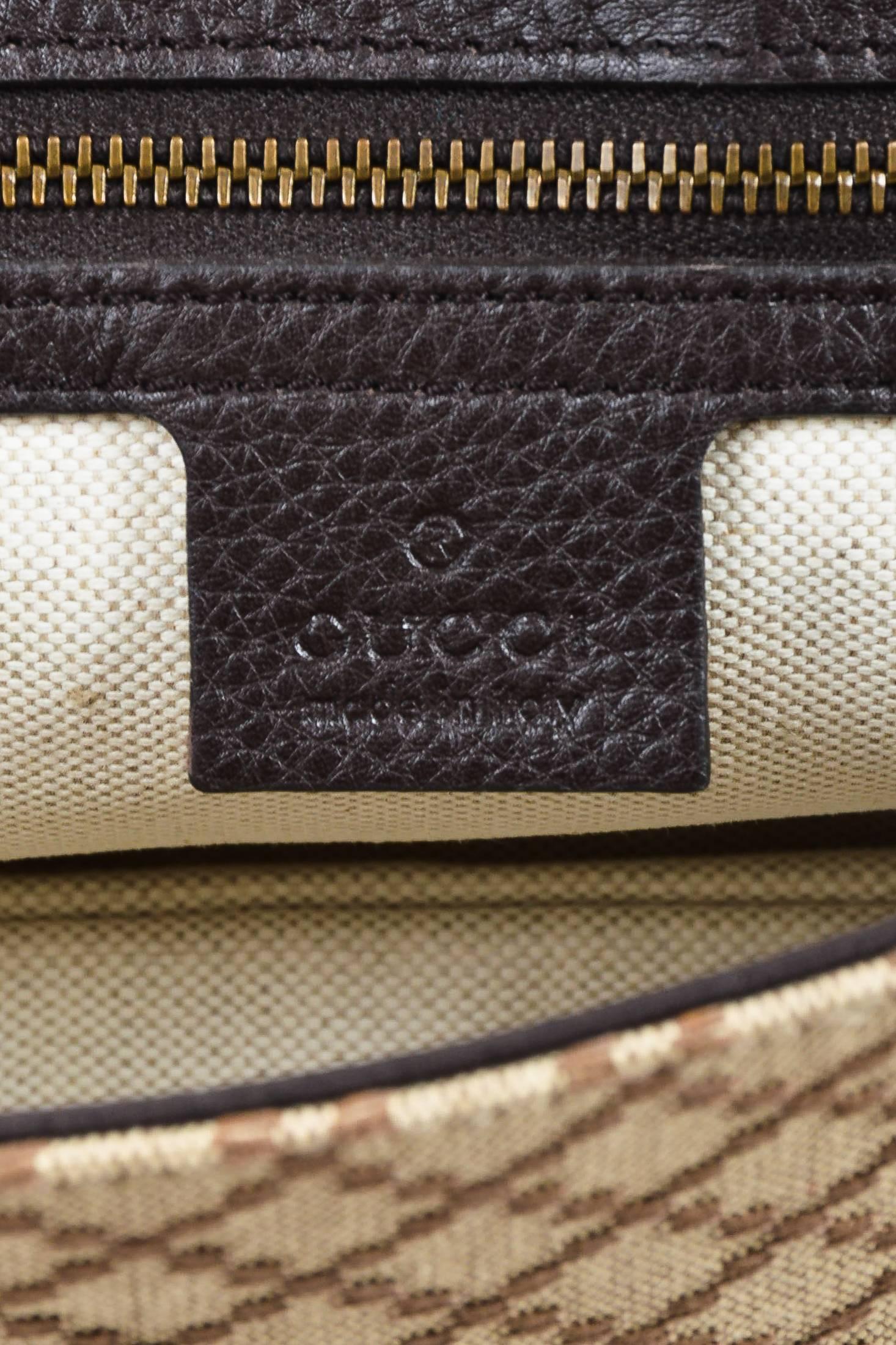 Gucci Brown Tan Leather 