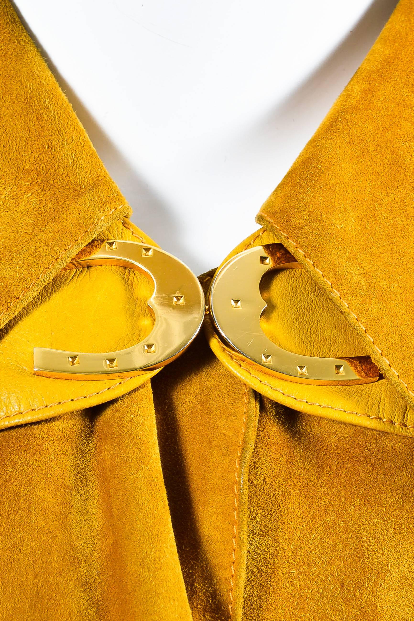 yellow suede jacket