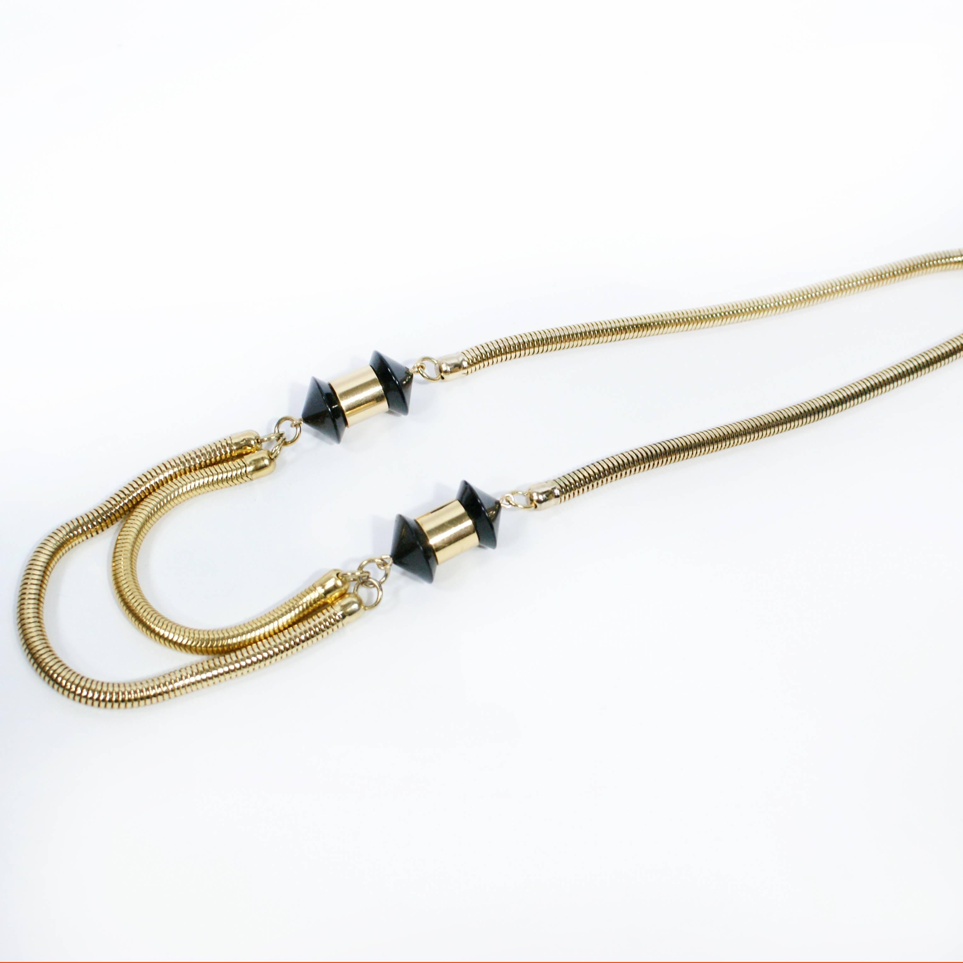 Contemporary Lanvin Snake Chain Necklace 