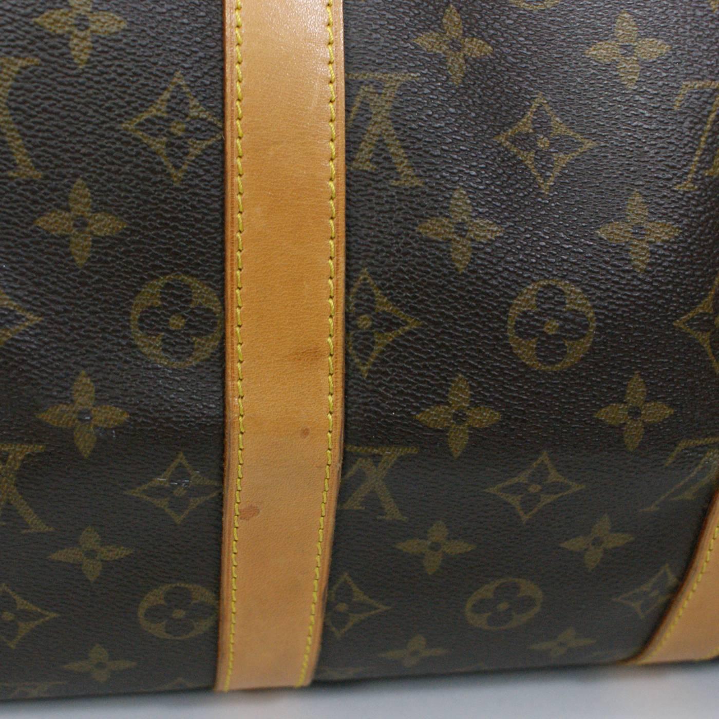 Louis Vuitton Monogram 45 Keepall Seesack SD 1924 im Zustand „Gut“ in Narberth, PA