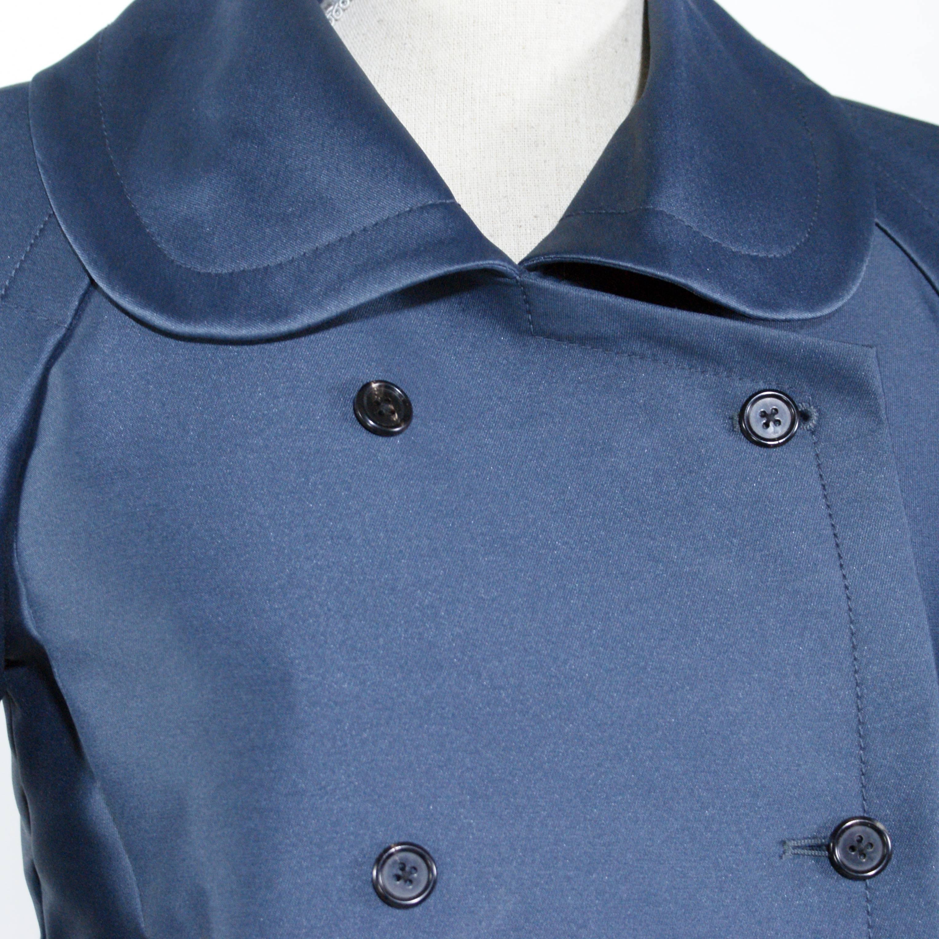 Marc Jacobs Navy Blue Coat In Excellent Condition In Narberth, PA