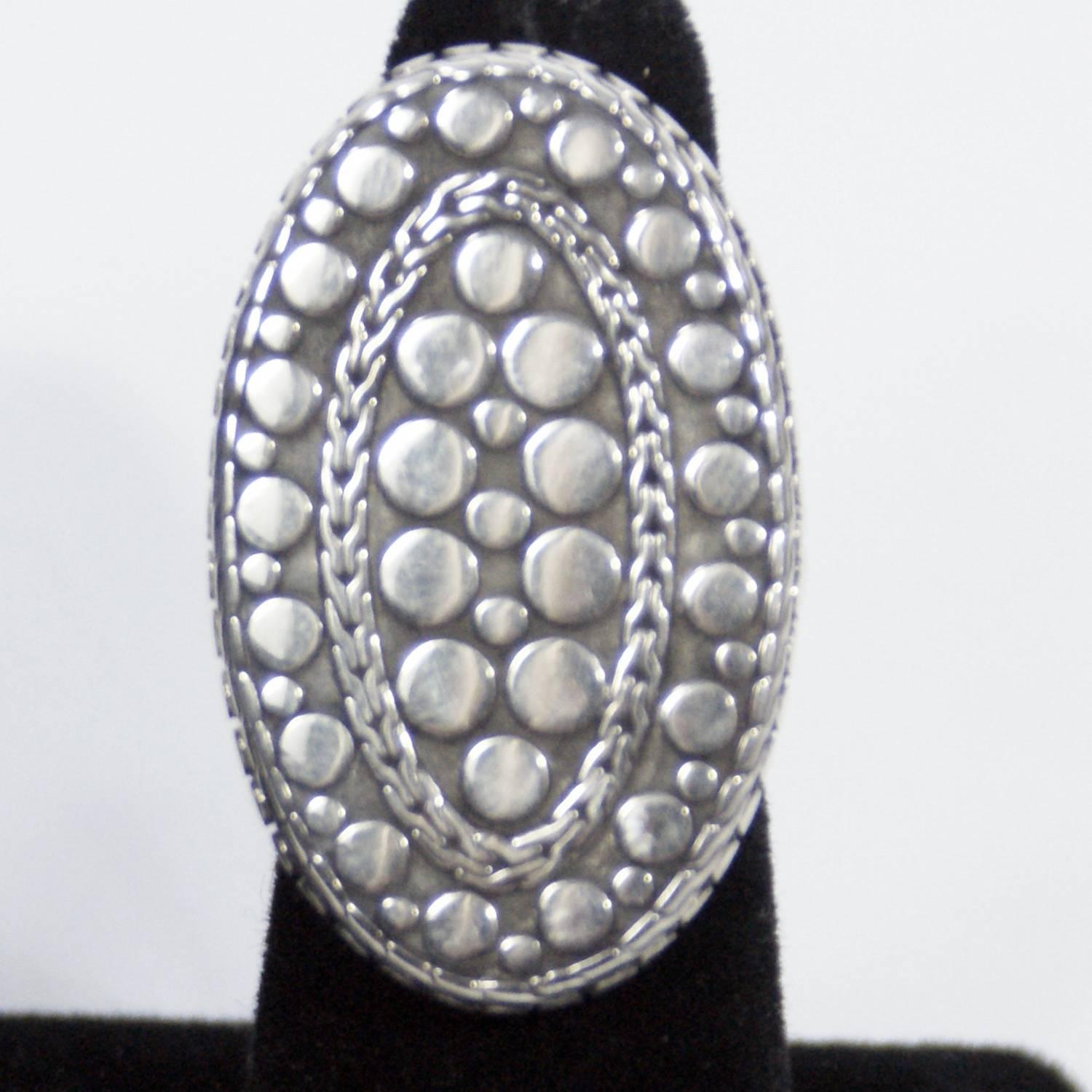 Contemporary John Hardy Sterling Silver Ring  For Sale