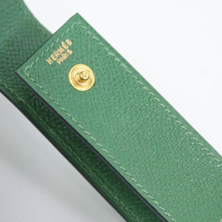 Hermes Green Leather Lipstick Case at 1stDibs hermes lipstick case